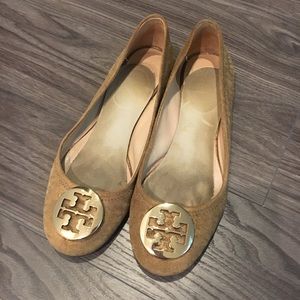 Tory Burch leopard reva flats